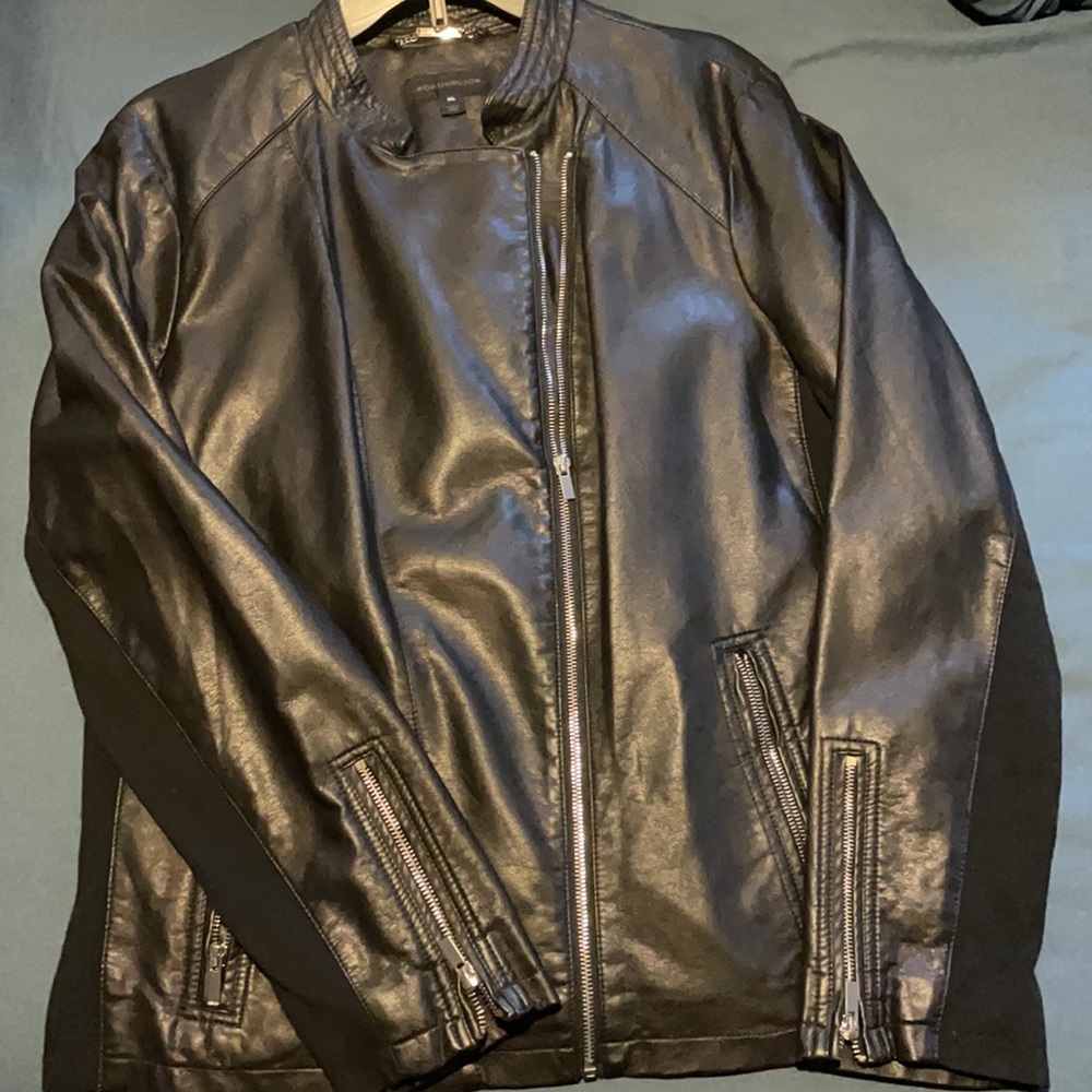 Worthington black leather jacket